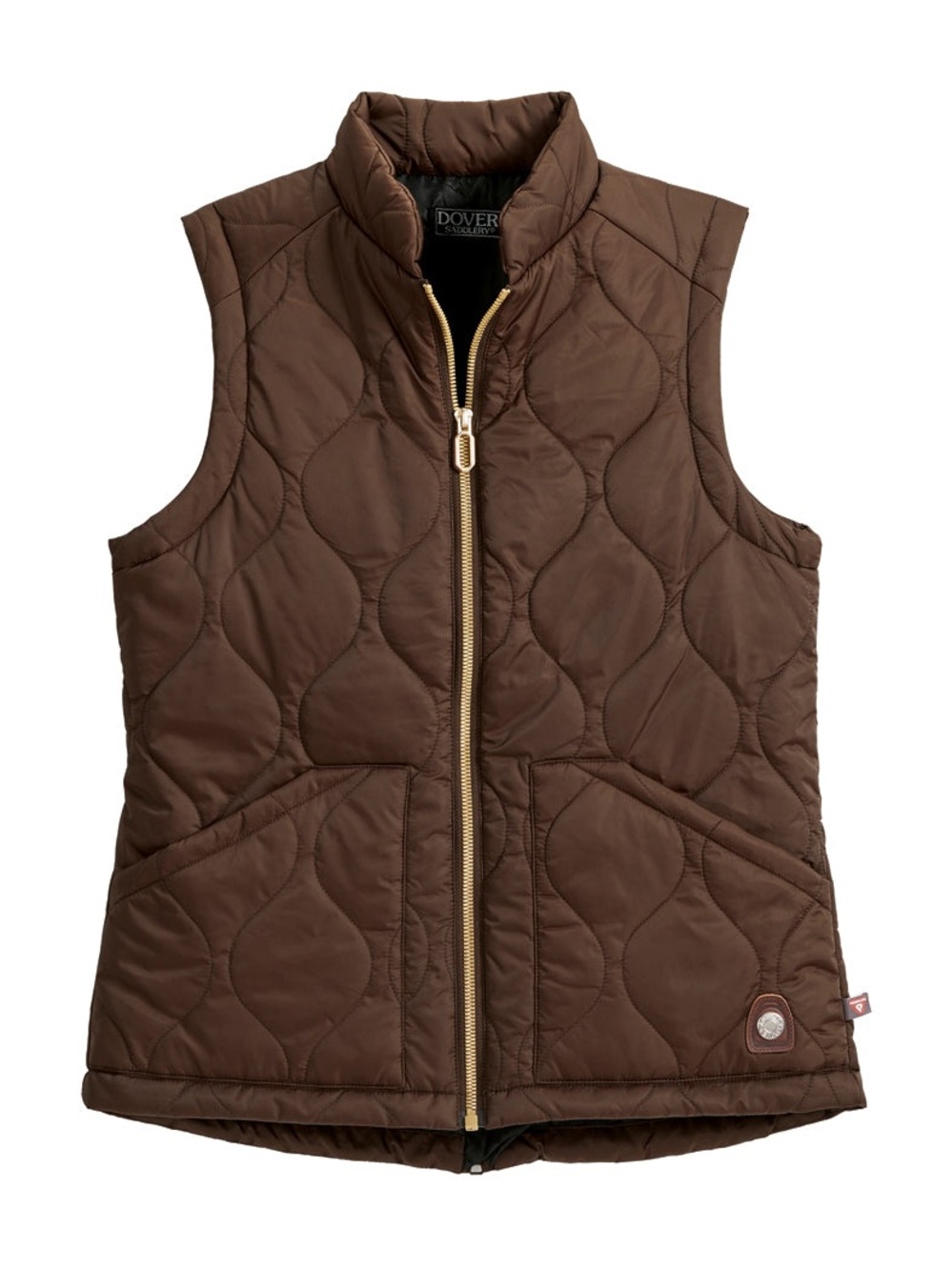 Dover Saddlery Ladies’ Darby Vest in Chicory Coffee size XXS